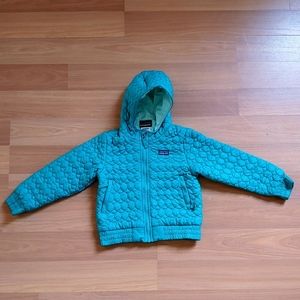 Patagonia | Kid's Teal Quilted Puffer Jacket